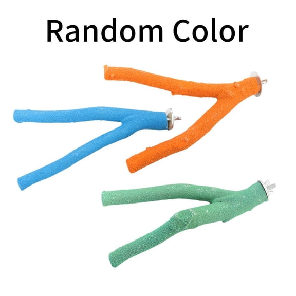 Rtyweth Pumice Perch For Bird Trimming Nails And Beak Promoting Healthy Feet P8D0 To Non Toxic Cage Install Easy For Parrot