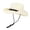 Light Yellow, variant on jiaxiM Packable Knit Fedora Hat Men Wide Brim Panama Straw Sun Hat Lightweight Summer Hat for Outdoor Activities and Holidays