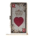 thumbnail image 2 of Bolso de noche Pearl & She Crystal Rhinestone Queen of Hearts, 2 of 8