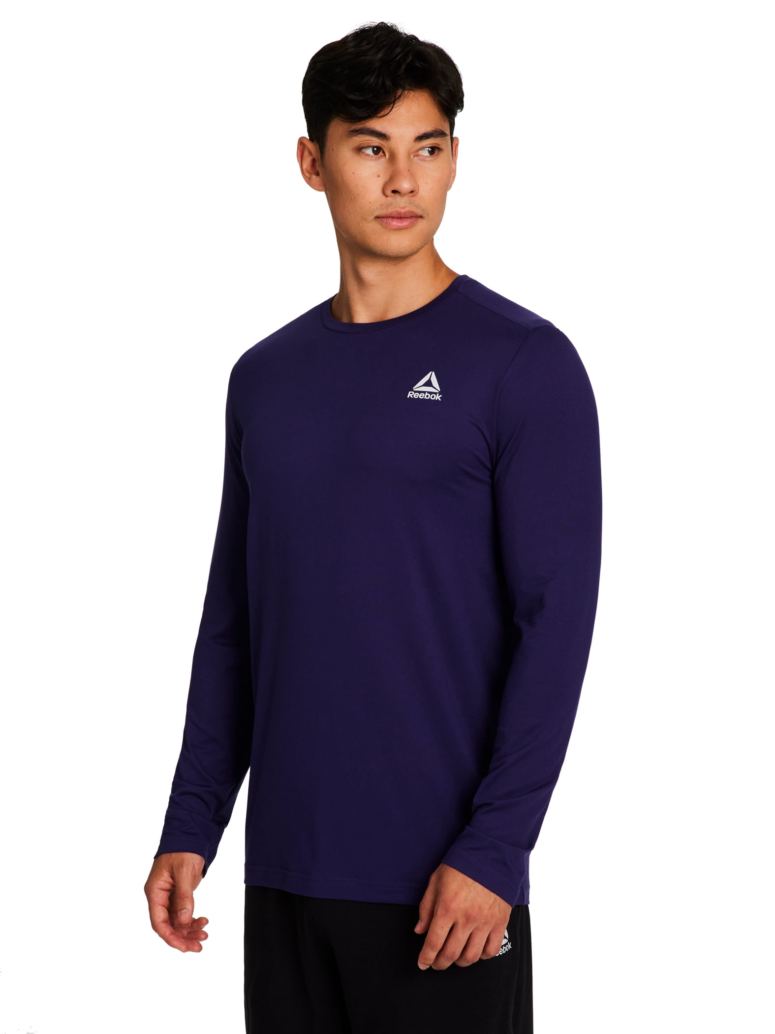 Reebok Men's and Big Men's Legacy Core Long Sleeve Tee Shirt, Sizes XS-5XL