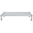 thumbnail image 5 of Aluminum Dunnage Rack | 1000 Lb Capacity | Low Shelf for Off-Floor Storage In Restaurants, Kitchens, Supermarkets, and Grocery Stores, 5 of 7