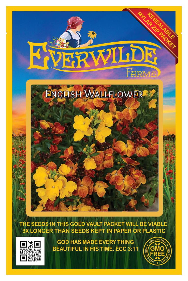 1000 Ballerina Mixed California Poppy Seeds – Everwilde Farms Mylar Pack (2024) - View #3