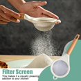 thumbnail image 2 of Filter Screen [Wooden Handle] Wooden Handle+stainless Steel Screen Filter L2D6, 2 of 9