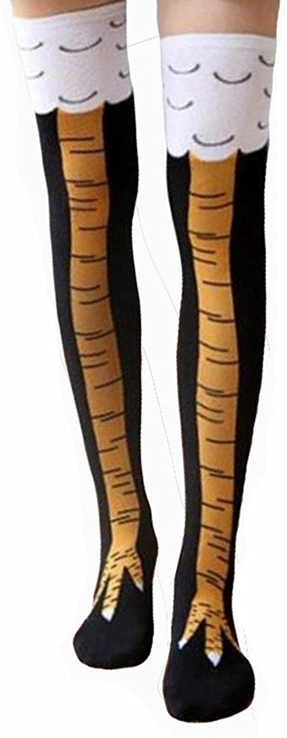 Crazy Funny Chicken Legs Socks Novelty 