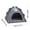 Gray, variant on PuSpu Pet Supplies Pet Tent Cats Dogs Bed For Indoor Cats Dogs Bed Cats Dogs Cave Bed Warm Enclosed Covered Cats Tent Outdoor Cave Bed House For Cats Puppy Or Small Pet