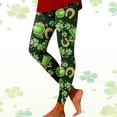 thumbnail image 1 of MKLEKYY Leggings push up para mujer, pantalones de yoga casuales con estampado St. para mujer (estilo 1), 1 of 4