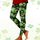 thumbnail image 1 of MKLEKYY Leggings push up para mujer, pantalones de yoga casuales con estampado St. para mujer (estilo 1), 1 of 4