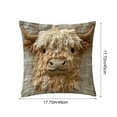 thumbnail image 3 of Antqov Embroidered Throw Pillow Covers 18x18" Cute Decorative Pillow Cover with Zipper Aesthetics Designs Linen Cushion Pillowcase for Living Room Couch Sofa Bed Supplies Gifts, 3 of 6
