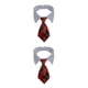 thumbnail image 1 of sweethay Corbatas de moño para mascotas, disfraz de esmoquin para mascotas, corbata de juego de rol, cierres de gancho y bucle ajustables para Tipo 22 M 2Conjunto, 1 of 6