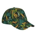 thumbnail image 3 of Daiia Jungle Leopard Yellow print Baseball Cap Men Women Golf Dad Hat Adjustable Original Classic Low Profile Hat Unconstructed Plain Cap, 3 of 9