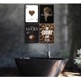 thumbnail image 4 of Trendy Leopard Prints Canvas Wall Art Cheetah Aesthetic Pictures Funky Preppy Lucky 8 Ball Posters Eclectic Ace Painting Wall Decor for Girls Room Apartment Dorm Unframed, 4 of 6