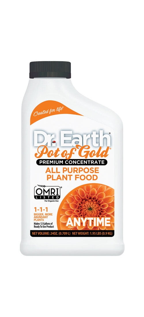 Dr. Earth Pot of Gold Organic Liquid All Purpose Plant Food 24 oz