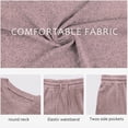 thumbnail image 5 of Cueply 2 Piece Sets for Women Outfits Casual Long Sleeve Lounge Matching Sets Clothing with Pockets, 5 of 9