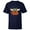 Navy, variant on Star Wars Grogu Halloween Little Devil Costume - Short Sleeve T-Shirt for Kids - Customized-Athletic Navy