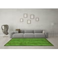 thumbnail image 3 of Ahgly Company Indoor Round Abstract Green Modern Area Rugs, 4' Round, 3 of 4