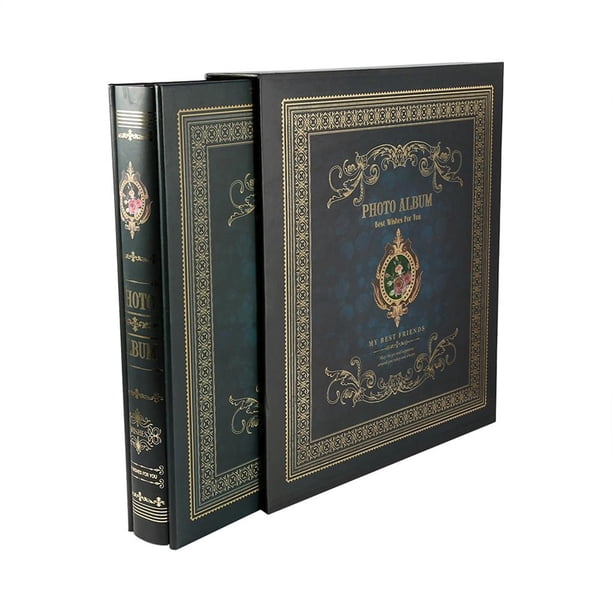 Álbum De Fotos Con Diseño De Boda De 6 X 4 Pulgadas Para Guardar 500 Fotos, Color Verde Scienceny EL007925-00