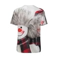 thumbnail image 2 of Daiia Christmas Snowman With Hat Mens Baseball Jersey Button Down Shirts Short Sleeve Sports Uniforms-4X-Large, 2 of 9