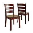 thumbnail image 3 of Lexington 7-Piece Dining Set with 60 Dining Table and 6 Ladder Back Chairs, Antique Berry Red, 3 of 8