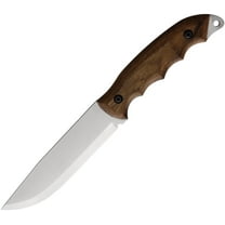BPS Knives HK5CSH Bushcraft 5" Carbon Steel Blade Walnut Handle Fixed Knife