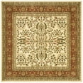 thumbnail image 3 of SAFAVIEH Lyndhurst Elizabeth Traditional Floral Area Rug, Ivory/Rust, 4' x 6', 3 of 6