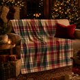 thumbnail image 3 of Traditional Autumn, Cozy Artistic Scene, Warm Flannel Blanket for Living Room and Bedroom with Detailed Artwork, Art Lovers Thanksgiving Gift, Artistic Home Decor, 3 of 9