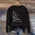 thumbnail image 2 of Enjoytime Valentine's Day Sweatshirt for Women Plus Size Letter Print Long Sleeve Drop Shoulder Pullover Comfy Dailywear Streetwear Womens Crewneck Sweatshirts Clothing Trendy 2024 on Clearance, 2 of 4