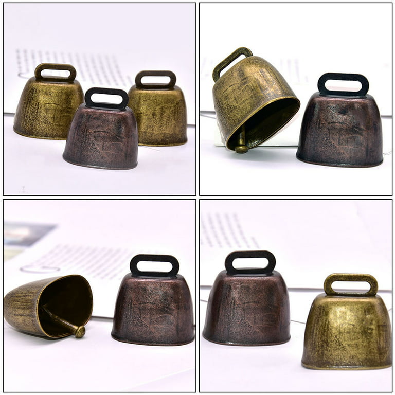4pcs Cow Bell Iron Cattle Craft Bell Ornament Noise Maker For Sporting  Event 