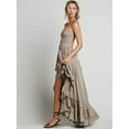 thumbnail image 2 of Womens Summer Boho Sexy Backless Long Dresses Grey M, 2 of 3