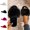 Black, variant on Scuff Slippers for Womens Soft Sole Open Toe Fleece Warm Winter Cozy Slippers Black 6.5