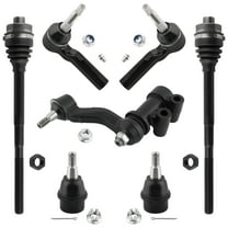 BOXI 7pcs Front Lower Ball Joints Inner & Outer Tie Rods Idler Arm Fit for Chevrolet Silverado GMC Sierra 2500 3500 HD 2011 2012 2013 2014 2015 2016 2017 2018 2019 | K500232 ES800901 EV800935 K400018