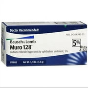 Muro 128 Bausch and Lomb 5 % Ointment, 0.12 Ounce