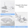 thumbnail image 6 of Silvora Heart Celtic Knot Earrings for Women Sterling Silver Dangle Drop Earrings Irish Jewelry Gift for Valentines Mothers Day, 6 of 8