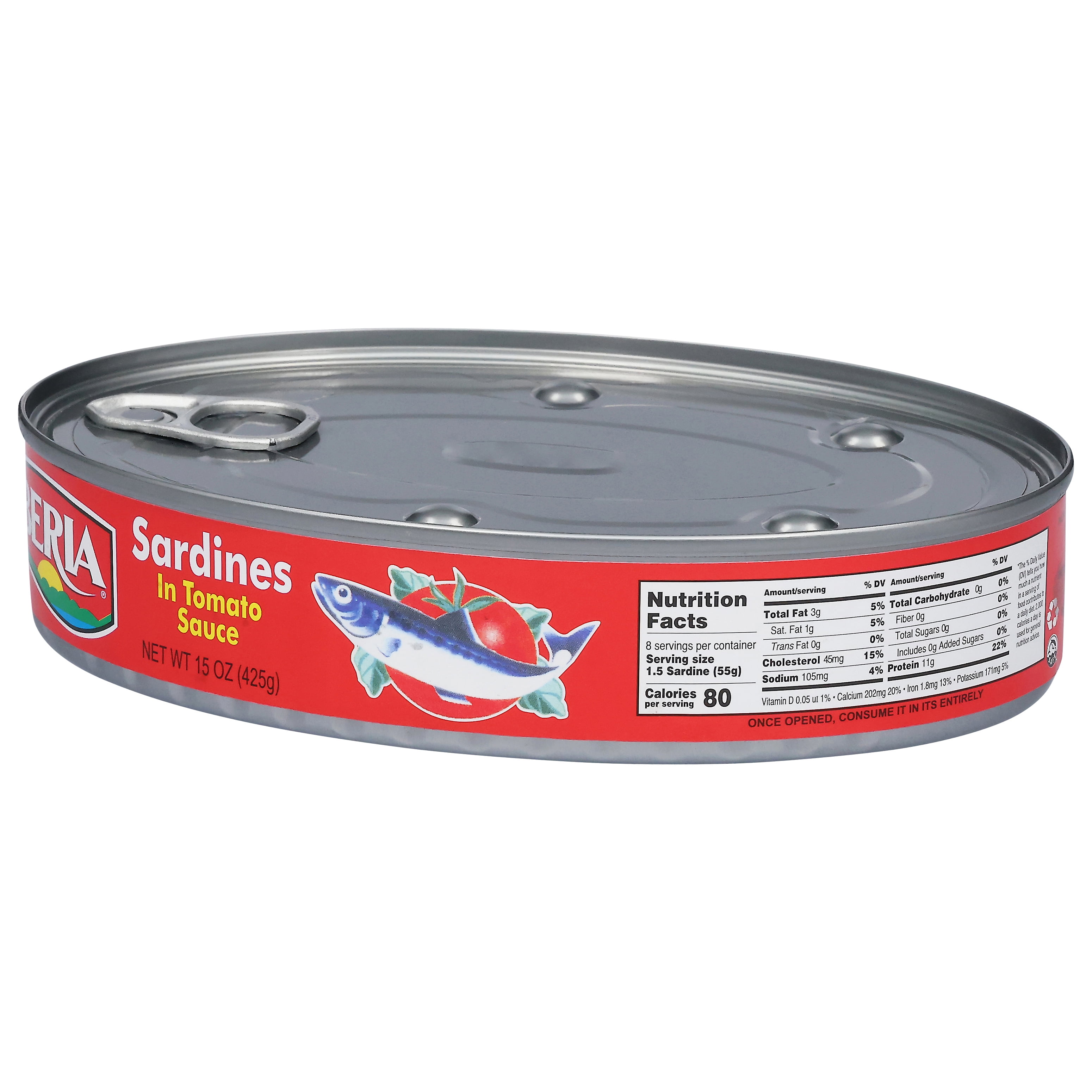 (2 pack) Iberia Sardines in Tomato Sauce 15 oz