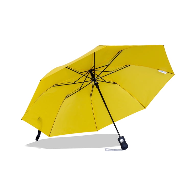 Auto-Open Folding Umbrella with Recycled Canopy photo 4