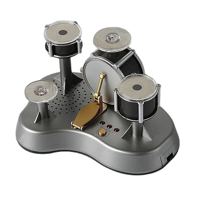 Electronic Mini Finger Drum Desktop Toy With Sounds Lights Recording Function And Whac A Mole Game For Kids Musical Instrument