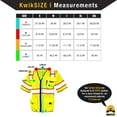 thumbnail image 6 of KwikSafety (Charlotte, NC) EXECUTIVE Safety Vest (10 Pockets) Class 3 ANSI OSHA High Visibility Reflective Heavy Duty Mesh Zipper HiVis Construction Work Site HiViz Men Women | Yellow Small, 6 of 6