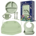 thumbnail image 1 of Set de Alimentación para Bebés SilliSupply de Silicona con Babero, Cuchara y Tapete, 1 of 7