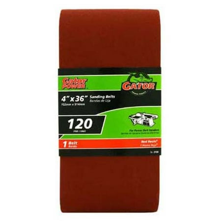 

Gator 3190 Bi-Directional Fine Sanding Belt 120 Grit 4 x 36