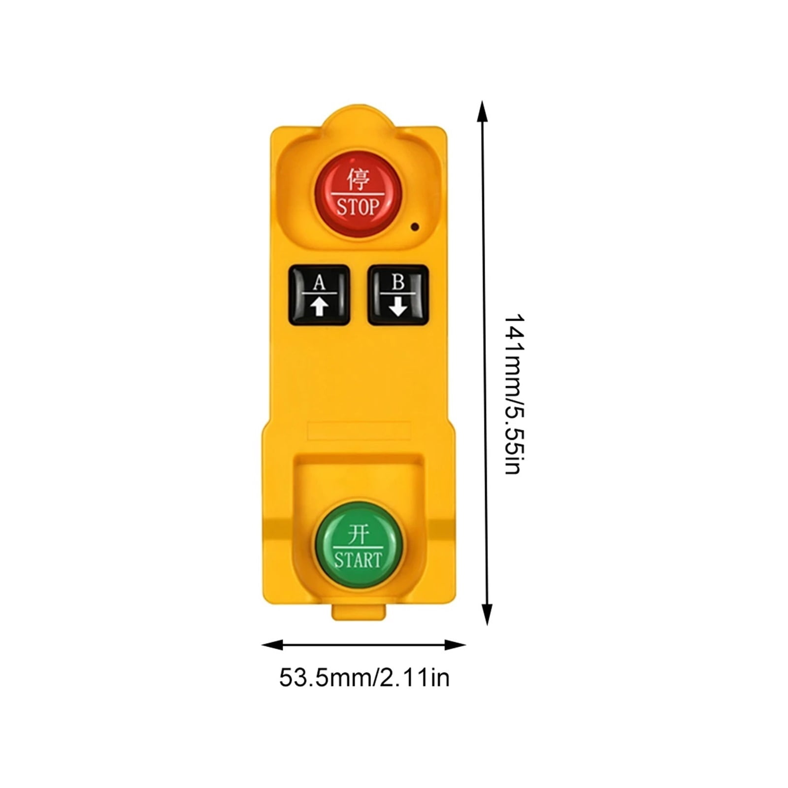 Industrial Wireless Remote Controller 433.92 Hoist Crane Control 2/4 Buttons Crane Industrial Radio Controller Long Distance ,High Quality Transmitter
