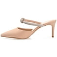 thumbnail image 3 of Journee Womens Lunna Mules Mid Stiletto Pointed Toe Evening Pumps, Widths Available, 3 of 10