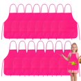 thumbnail image 1 of Delantales PLULON para niños, 30 unidades, para pintar, blusas de color rojo rosa, 1 of 6