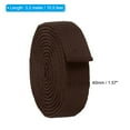 thumbnail image 2 of Uxcell 1.5"x6.5Ft 2m Cotton Judo Colored Ranking Belt, Brown, 2 of 5