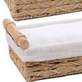 thumbnail image 3 of YAOMOBB Modern Storage Basket Modern Rustic Desktop Storage Basket Handmade Wooden Organizer 2Pcs/Set, 3 of 7