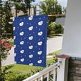 thumbnail image 5 of Wukai Moon Lamb Garden Flags Double Sided Welcome Garden Yard House Flags Outside Outdoor House (Only Flag), 5 of 8