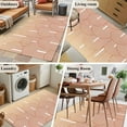 thumbnail image 5 of Area Rug for Living Room, Orange Ombre Non-Slip Indoor Large Carpet for Bedroom/Dining Room, Farmhouse Stripes Modern Abstract Art Washable Low-Profile Rectangle Floor Mat Runner Rugs - 3 x 5 Ft, 5 of 8