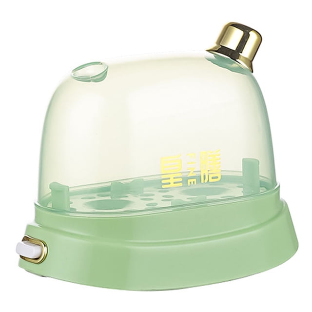 2-Capacity Auto Shut-Off Boiler for Hard-Boiled Eggs, Portable Green Kitchen Appliance for Quick Breakfast Preparation
