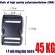 thumbnail image 2 of 4 hebillas de plástico (ancho de 40 mm) para liberación rápida en el lateral de pulseras, mochilas y equipo táctico, 2 of 5