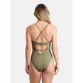 thumbnail image 2 of Sofia by Sofia Vergara Women's and Women's Plus Plunge 1PC with belt strap One Piece Swimsuit, 2 of 2