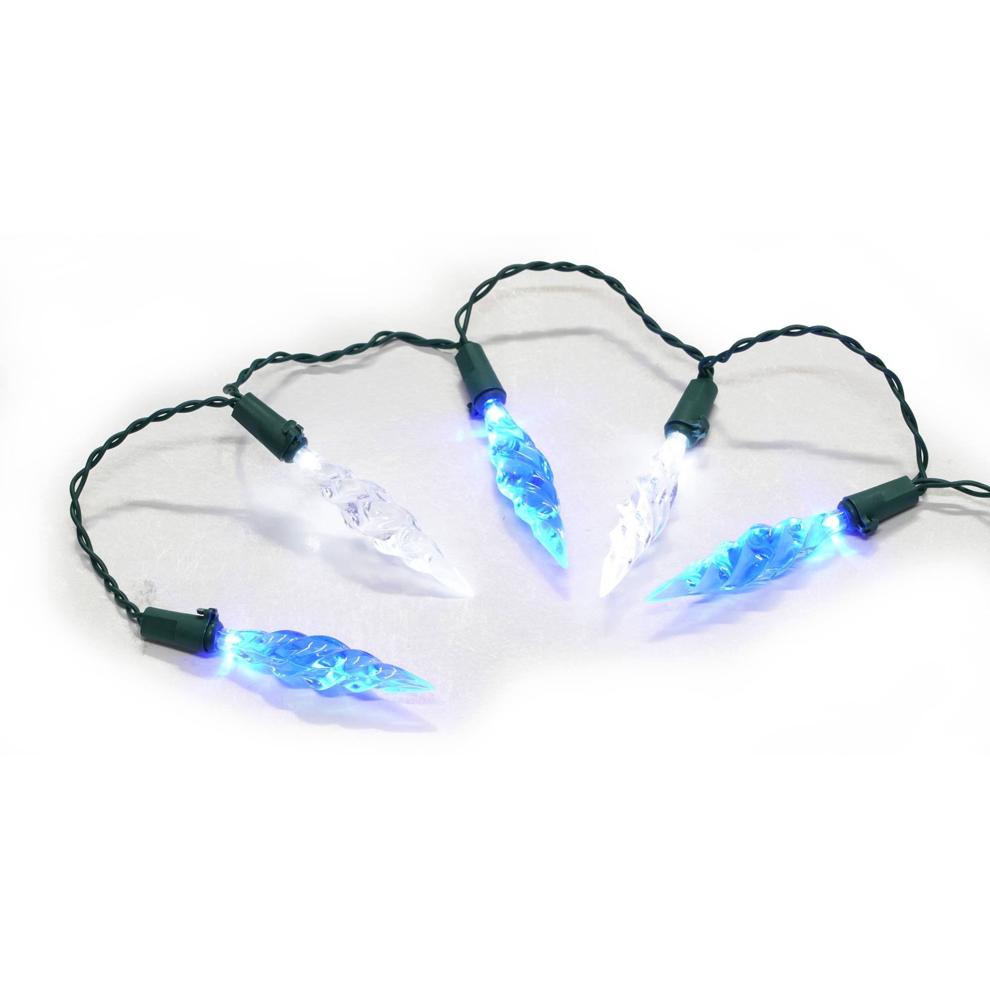 Holiday Time Battery Operated LED Ice Stick Christmas Lights, 20 Count