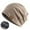 Khaki, variant on Zunfeo Hats for Women Men Plush Winter Beanie Warm Knit Hats Fall Stocking Hat Headwear Gray
